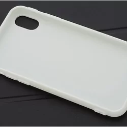Telefontok iPhone X / iPhone XS - Szilikon tok - fehér (8719273252208)-2