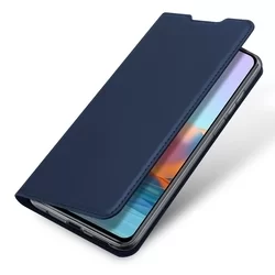 Telefontok Xiaomi Redmi Note 10 Pro / 10 Pro Max - Dux Ducis kék flipcover tok-1
