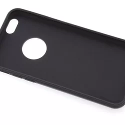 Telefontok iPhone 6/6S - Slim carbon mintás fekete szilikon tok -2