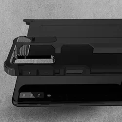 Telefontok Samsung A750 Galaxy A7 2018 - Forcell Defender II fekete ütésálló hátlap tok-5