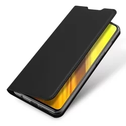 Telefontok Xiaomi Poco X3 NFC / Poco X3 Pro - Dux Ducis fekete kinyitható tok-2
