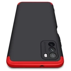 Telefontok Xiaomi Poco M3 - hátlap GKK Protection 3in1 - piros-fekete-1