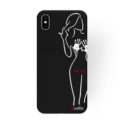 iPhone XS Max Telefontok - Graffiti No.227 mintás szilikon tok-1