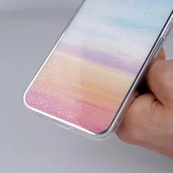 Telefontok Samsung Galaxy A72 / A72 5G - Ultra Trendy Fine Glitter 2, mintás műanyag hátlap tok, szilikon kerettel-4