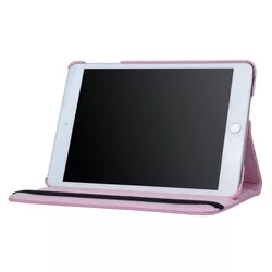 Tablettok iPad Mini 1/2/3 - pink fordítható műbőr tablet tok-5