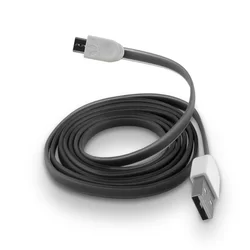 Kábel: Forever Micro USB fekete adatkábel 1m-1
