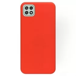 Telefontok Samsung Galaxy A22 5G - piros szilikon tok-1