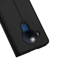 Telefontok Nokia 5.4 - Dux Ducis fekete flipcover tok-5