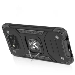 Telefontok Xiaomi Poco X3 NFC / Poco X3 Pro - Ring Armor ütésálló fekete tok kitámasztóval-6