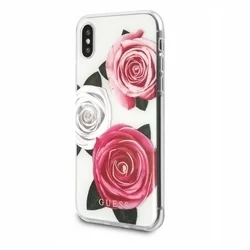 Telefontok iPhone X /XS - Guess Flower Desire Kemény Tok-1