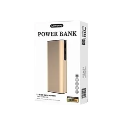 Powerbank: Letang S700 - arany fém powerbank 8000mAh-2
