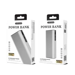 Powerbank: Letang S700 - ezüst fém powerbank 8000mAh-2