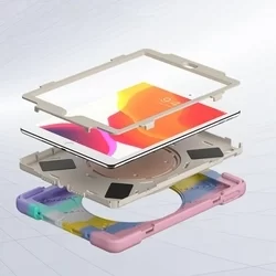 Tablettok iPad 2019 10.2 (iPad 7) - Tech-Protect X-Armor ütésálló, kitámasztható színes tablet tok-4