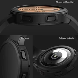 Ringke Air Sports - szilikon fekete védő keret - Samsung Galaxy Watch 4 (44mm) okosórához-3