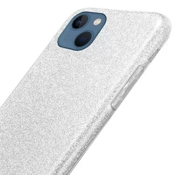 Telefontok iPhone 13 - Ezüst Shiny tok-3