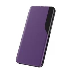 Telefontok Xiaomi Redmi 9T / Poco M3 - Eco View bőrhatású lila mágneses könyvtok-1