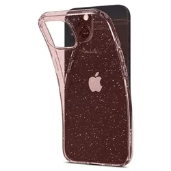 Telefontok iPhone 13 mini - SPIGEN LIQUID CRYSTAL pink szilikon hátlap tok-3