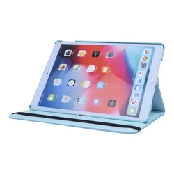 Tablettok iPad 2021 10.2 (iPad 9) - kék fordítható műbőr tablet tok-6