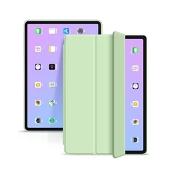 Tablettok iPad 2021 10.2 (iPad 9) - kaktusz zöld smart case tablet tok-1