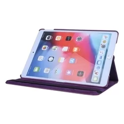 Tablettok iPad 2019 10.2 (iPad 7) - lila fordítható műbőr tablet tok-5