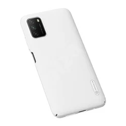 Telefontok Xiaomi Redmi 9T / Poco M3 - Nillkin Super Frosted fehér tok-2
