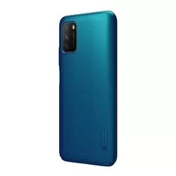 Telefontok Xiaomi Redmi 9T / Poco M3 - Nillkin Super Frosted kék tok-1