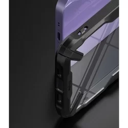 Telefontok iPhone 13 mini - Ringke Fusion X Design fekete ütésálló hátlap tok-4