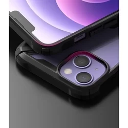 Telefontok iPhone 13 - Ringke Fusion X Design fekete ütésálló hátlap tok-3