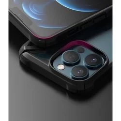 Telefontok iPhone 13 Pro - Ringke Fusion X Design fekete ütésálló hátlap tok-3