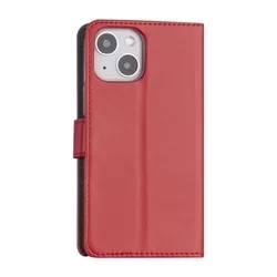Telefontok iPhone 13 mini - Piros ráhajtófüles könyvtok-1