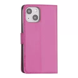 Telefontok iPhone 13 mini - Pink ráhajtófüles könyvtok-1