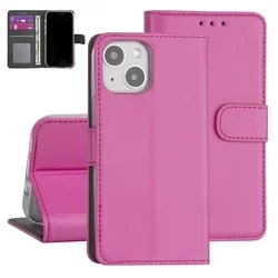 Telefontok iPhone 13 mini - Pink ráhajtófüles könyvtok-3