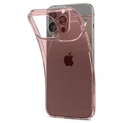 Telefontok iPhone 13 Pro - SPIGEN CRYSTAL FLEX átlátszó pink hátlap tok-3