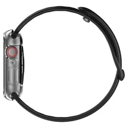 Apple Watch 4 / 5 / 6 / SE (44 mm) okosóra tok - SPIGEN Ultra Hybrid átlátszó szilikon tok-6