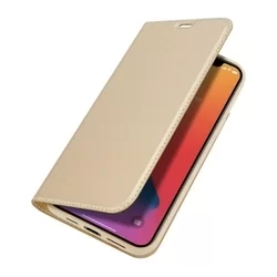Telefontok iPhone 13 Pro - Dux Ducis arany kinyitható tok-1