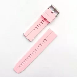 Huawei Watch GT / GT2 / GT2 Pro (46 mm) okosóra szíj - pink szilikon (22 mm)-1