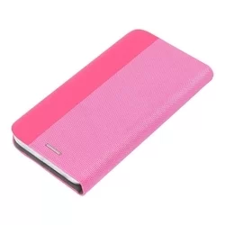 Telefontok Samsung Galaxy A03s - Senseo pink mágneses szilikon keretes könyvtok-2