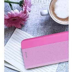 Telefontok Samsung Galaxy A03s - Senseo pink mágneses szilikon keretes könyvtok-4