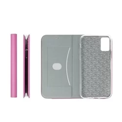 Telefontok Samsung Galaxy A03s - Senseo pink mágneses szilikon keretes könyvtok-3