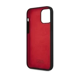 Telefontok iPhone 12 mini - Karl Lagerfeld Rue St Guillaume fekete hátlap tok-4