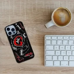 iPhone 13 Pro Telefontok - Graffiti No.193 mintás szilikon tok-4