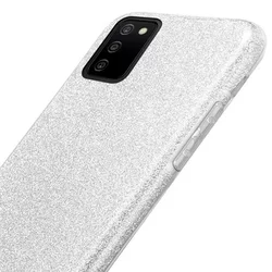 Telefontok Samsung Galaxy A03s - Ezüst Shiny tok-3