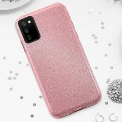 Telefontok Samsung Galaxy A03s - Pink Shiny tok-3