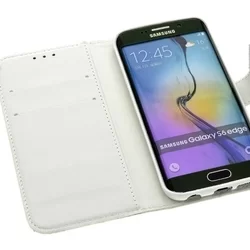 Telefontok Samsung Galaxy S6 Edge - kihajtható tok - mintás -2