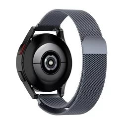 Samsung Galaxy Watch Active - mágneses sötétszürke fémszíj-1