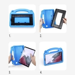 Tablettok Samsung Galaxy Tab A7 Lite (SM-T220, SM-T225) 8,7 - Dux Ducis Panda - sárga, kitámasztható tablet tok-6