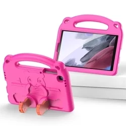 Tablettok Samsung Galaxy Tab A7 Lite (SM-T220, SM-T225) 8,7 - Dux Ducis Panda - pink, kitámasztható tablet tok-1
