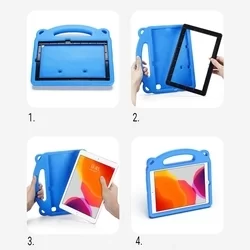Tablettok iPad 2020 10.2 (iPad 8) - Dux Ducis Panda - kék, kitámasztható tablet tok-7