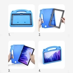 Tablettok Samsung Galaxy Tab A7 10,4 (2020 / 2022) - Dux Ducis Panda - pink , kitámasztható tablet tok-6