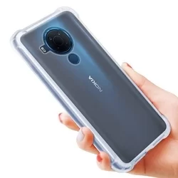 Telefontok Nokia 5.4 - Ütésálló átlátszó hátlap tok-1